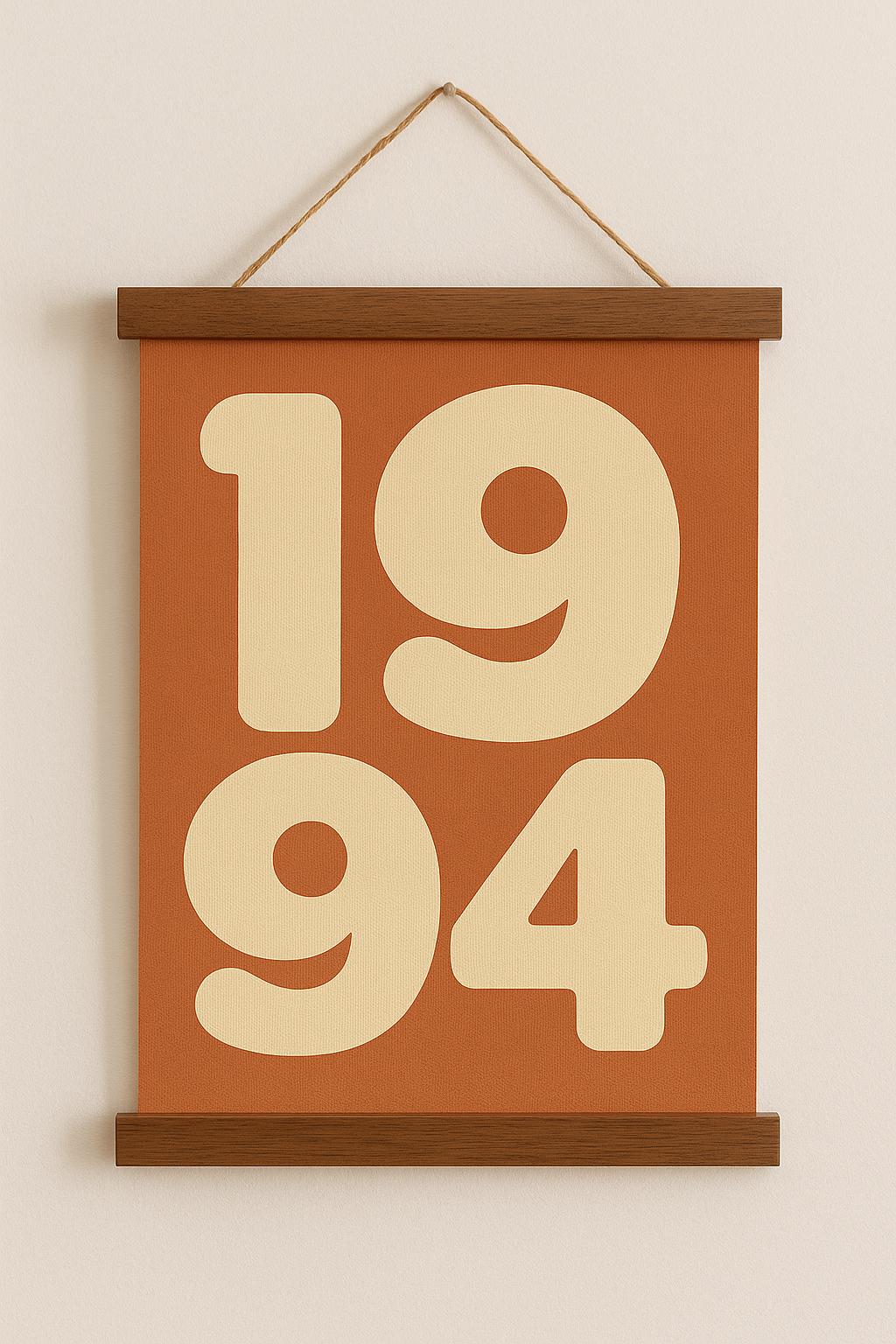 More Good Days Ahead canvas hanging sign